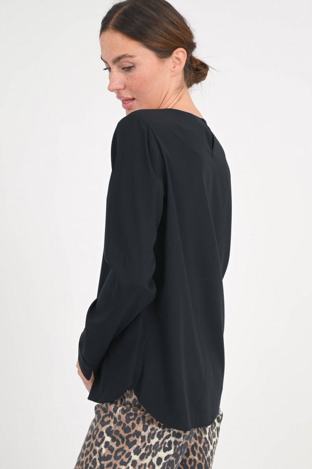 herzen´S angelegenheit Seidenbluse in Schwarz