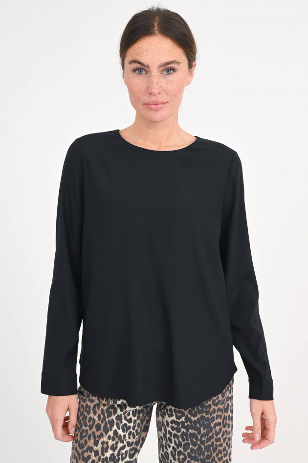 herzen´S angelegenheit Seidenbluse in Schwarz
