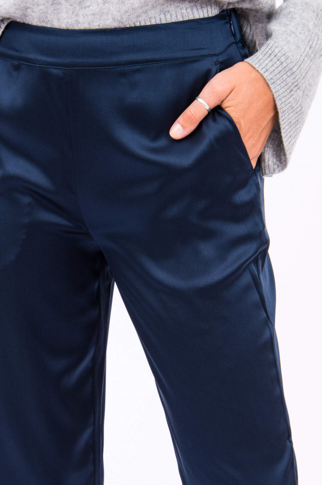 herzen´S angelegenheit Seiden-Hose in Navy