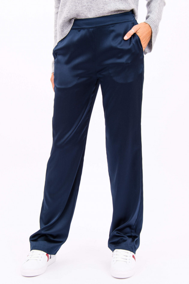 herzen´S angelegenheit Seiden-Hose in Navy