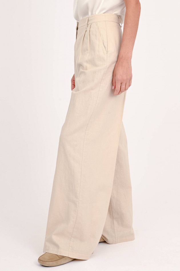 herzen´S angelegenheit Hose aus Leinen-Baumwoll-Mix in Sand