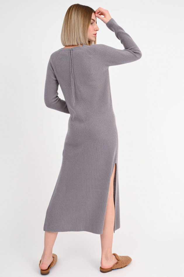 herzen´S angelegenheit Maxi-Strickkleid aus Wolle und Cashmere in Taupe