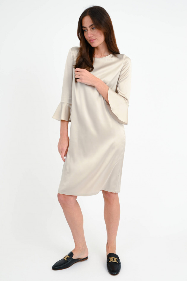 herzen´S angelegenheit Satin Kleid in Beige