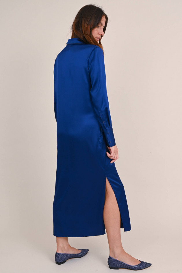 herzen´S angelegenheit Kleid aus Seiden Satin in Kobaltblau