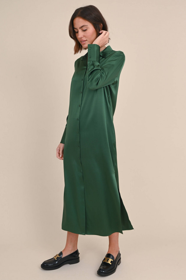 herzen´S angelegenheit Satin Kleid in Dunkelgrün