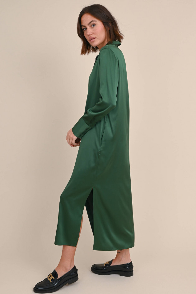 herzen´S angelegenheit Satin Kleid in Dunkelgrün