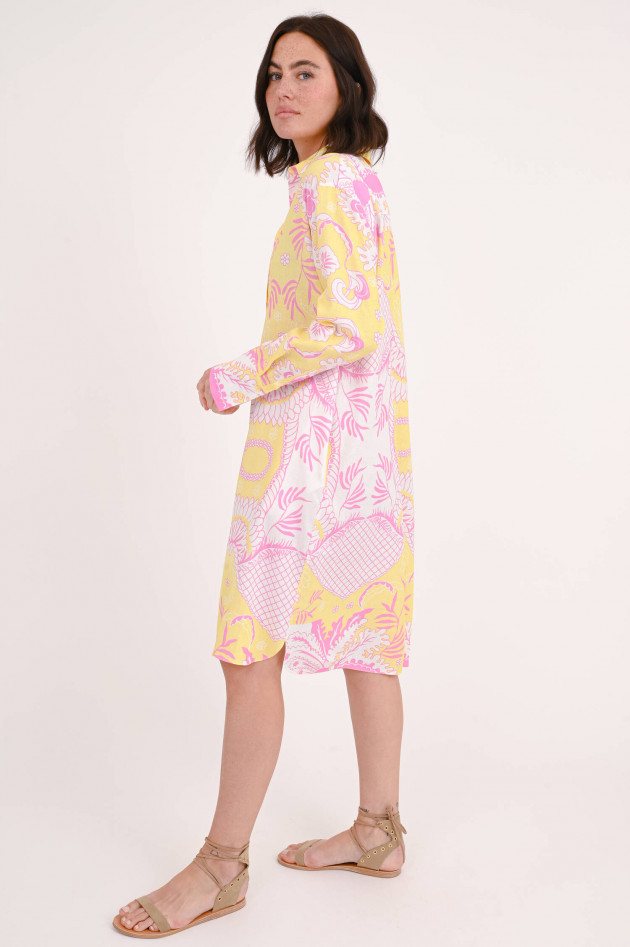 herzen´S angelegenheit Kleid mit Blumen-Print in Gelb/Pink/Weiß