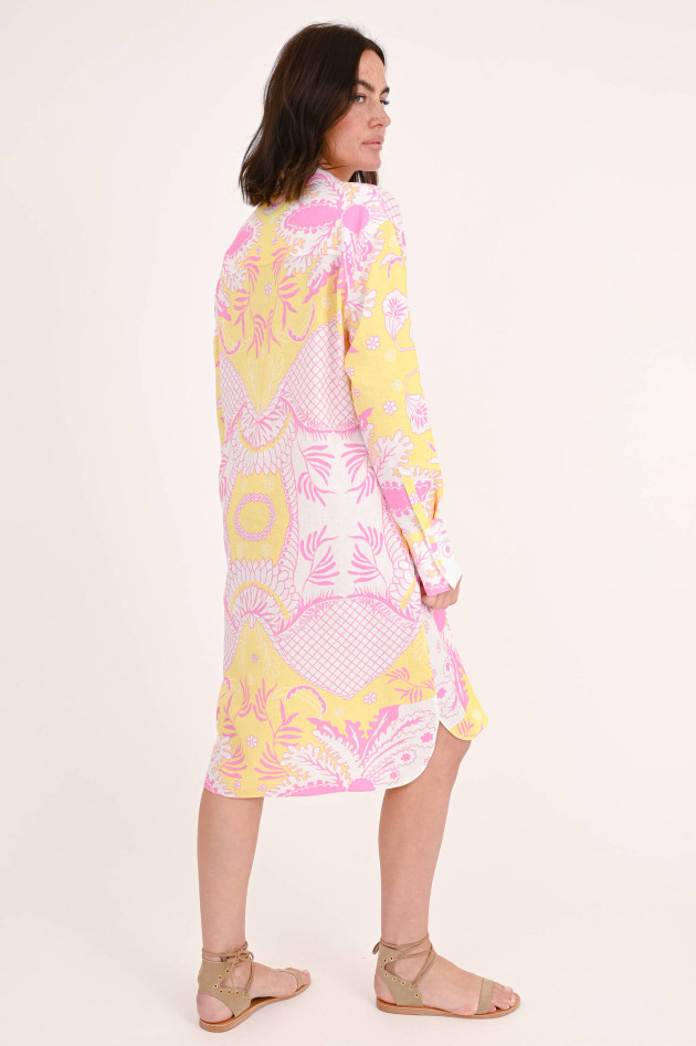 herzen´S angelegenheit Kleid mit Blumen-Print in Gelb/Pink/Weiß