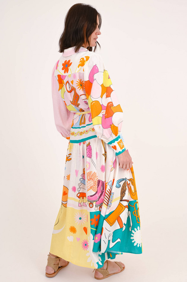 herzen´S angelegenheit Kleid mit Comic-Print in Multicolor