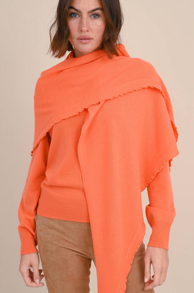 herzen´S angelegenheit Poncho aus Wollmix in Orange