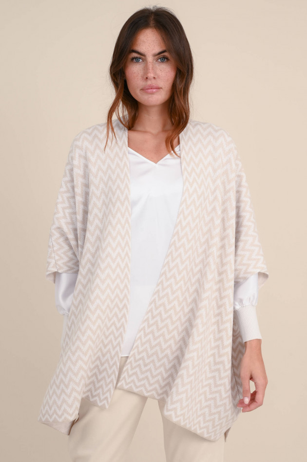 herzen´S angelegenheit Cape aus Wollmix in Beige/Creme