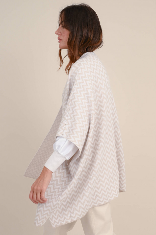 herzen´S angelegenheit Cape aus Wollmix in Beige/Creme