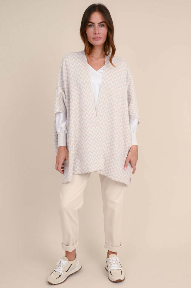 herzen´S angelegenheit Cape aus Wollmix in Beige/Creme