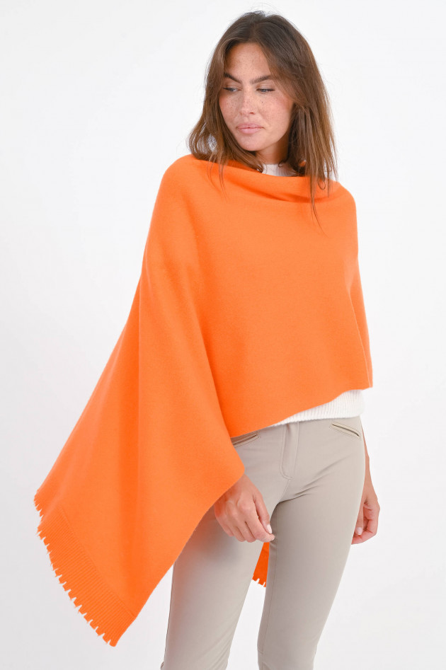 herzen´S angelegenheit Poncho aus Woll-Cashmere-Mix  in Orange