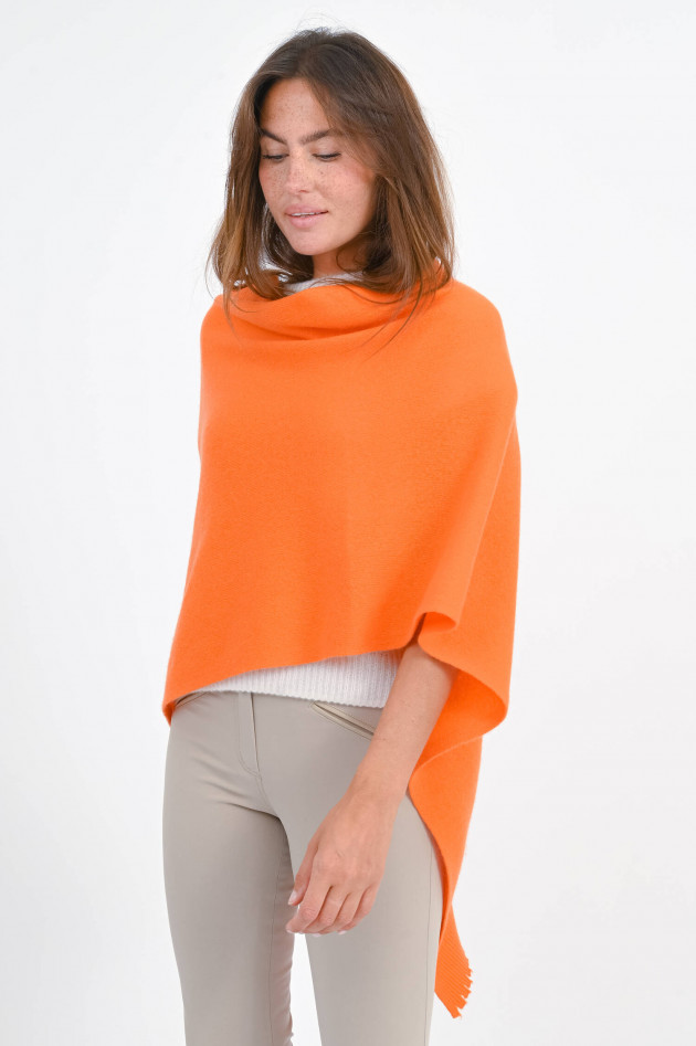 herzen´S angelegenheit Poncho aus Woll-Cashmere-Mix  in Orange