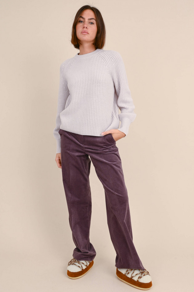 herzen´S angelegenheit Pullover aus Wolle und Cashmere in Silbergrau