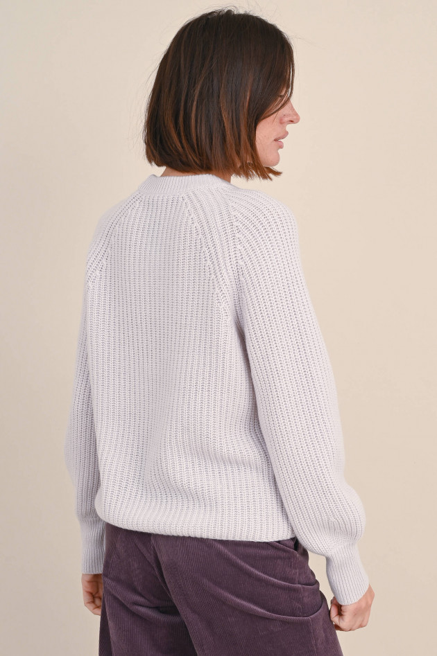 herzen´S angelegenheit Pullover aus Wolle und Cashmere in Silbergrau