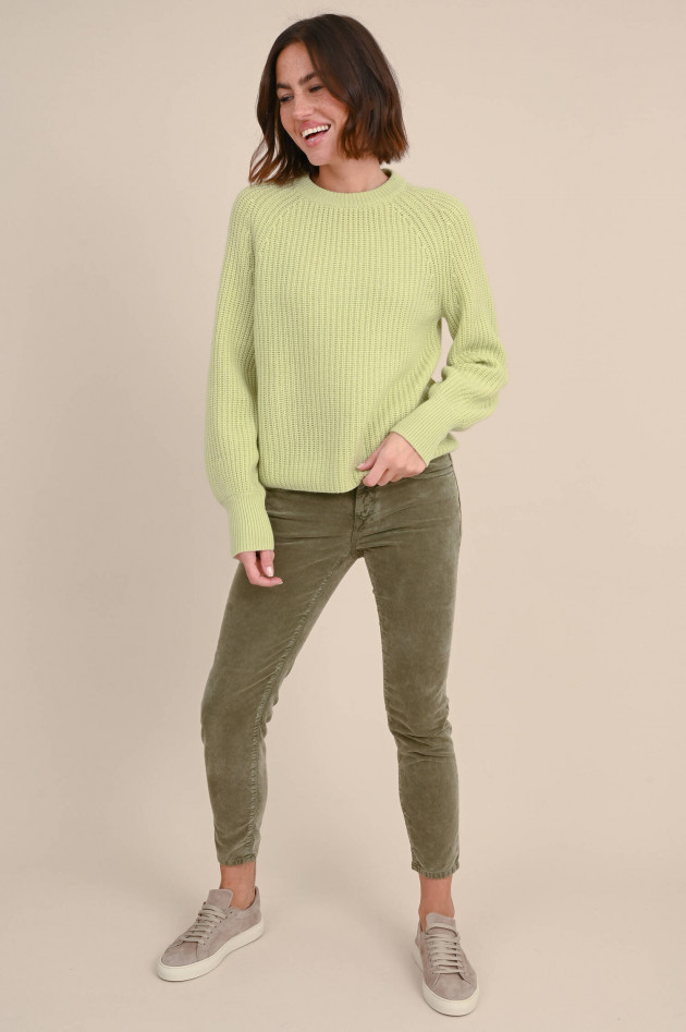 herzen´S angelegenheit Pullover aus Wolle und Cashmere in Hellgrün