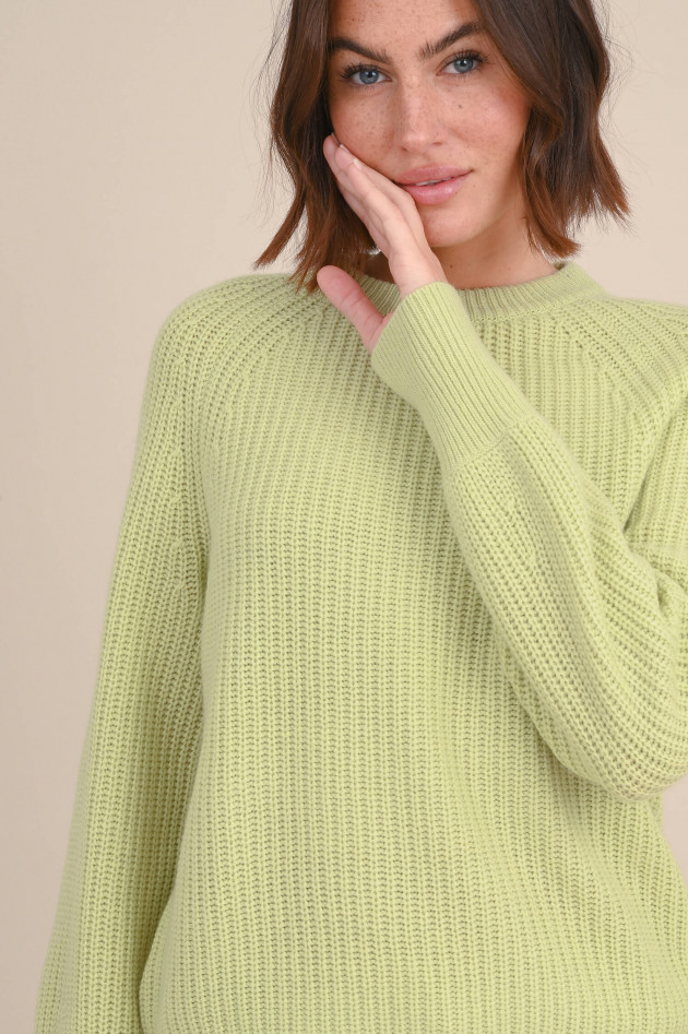 herzen´S angelegenheit Pullover aus Wolle und Cashmere in Hellgrün