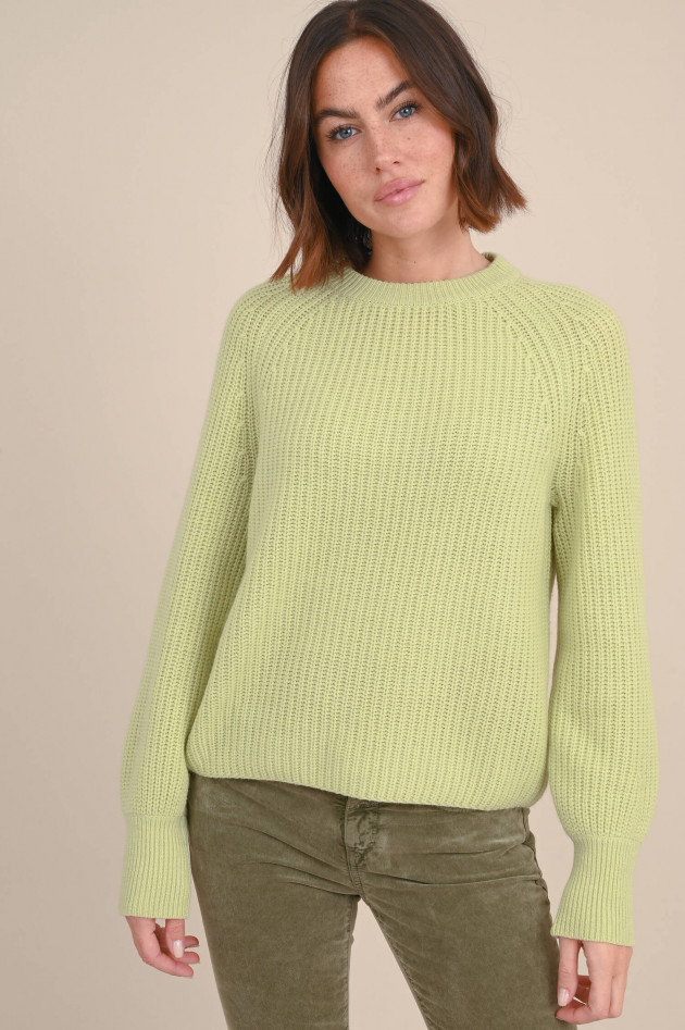 herzen´S angelegenheit Pullover aus Wolle und Cashmere in Hellgrün