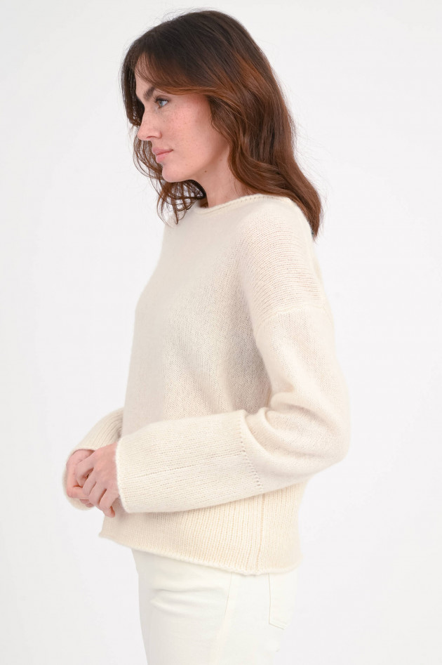 herzen´S angelegenheit Cashmere-Seide Pullover in Creme