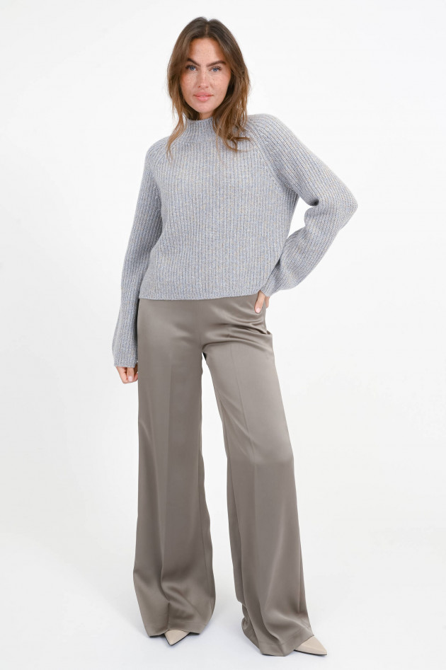 herzen´S angelegenheit Strickpullover in Blau/Beige