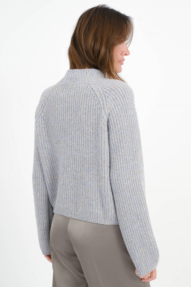 herzen´S angelegenheit Strickpullover in Blau/Beige