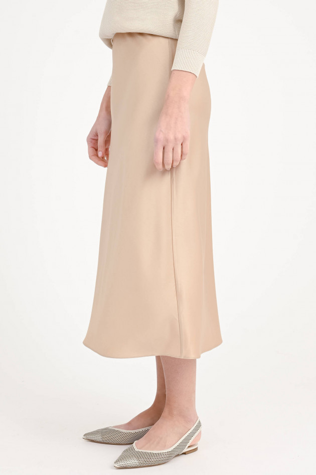 herzen´S angelegenheit Satin Midi-Rock in Sesame