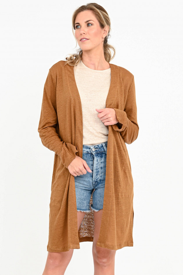 herzen´S angelegenheit Cardigan aus Leinen in Camel