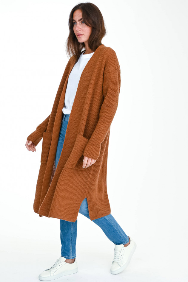 herzen´S angelegenheit Cardigan aus Kaschmir-Mix in Camel