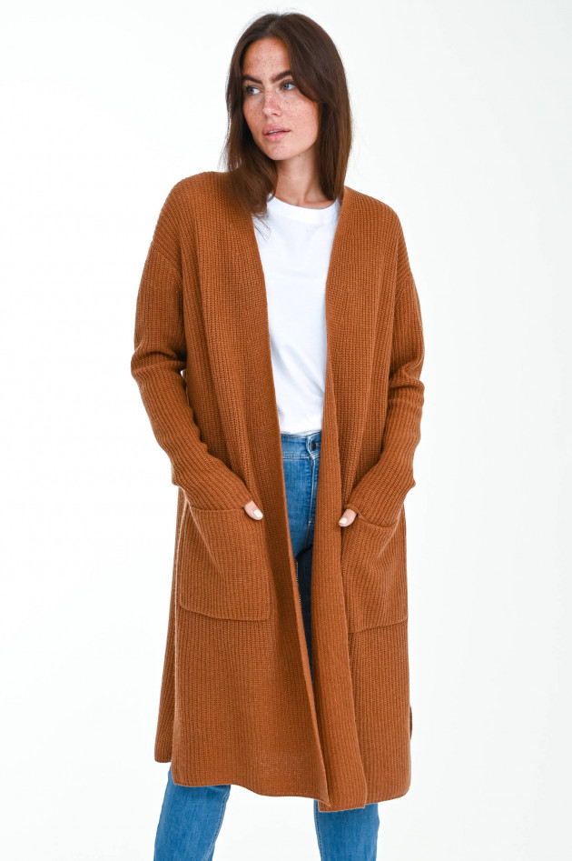 herzen´S angelegenheit Cardigan aus Kaschmir-Mix in Camel