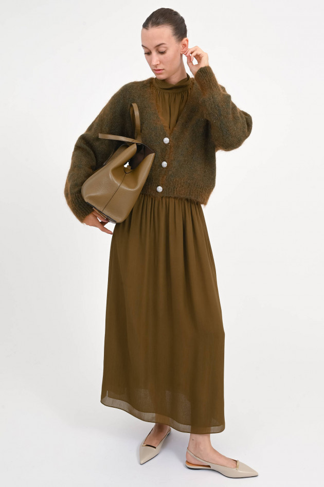 herzen´S angelegenheit Strickweste aus Mohair-Mix in Teak/Multicolor