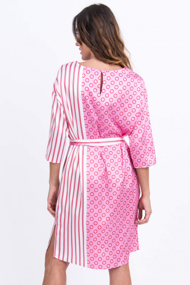 herzen´S angelegenheiten Kleid aus Seide in Pink/Rosa gemustert