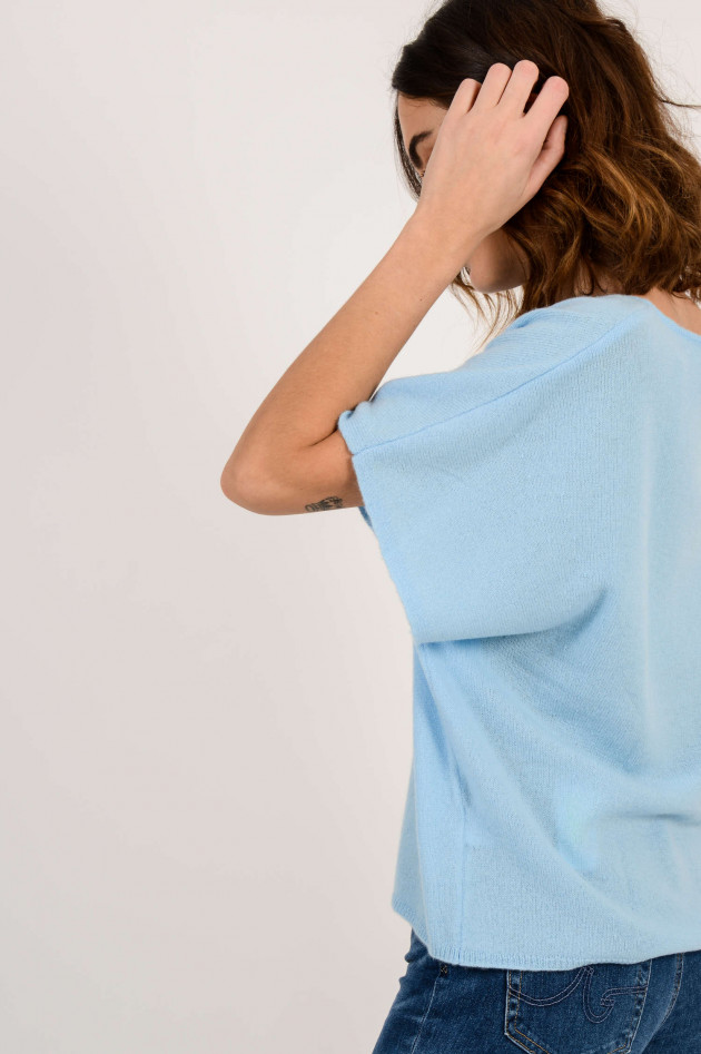 herzen´S angelegenheiten Poncho aus Cashmere in Hellblau