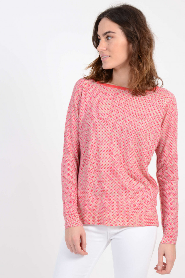 herzen´S angelegenheiten Cashmerepullover in Pink gemustert