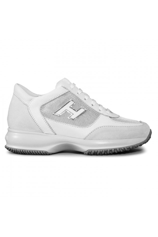 Hogan Sneaker INTERAKTIV in Weiß/Silber