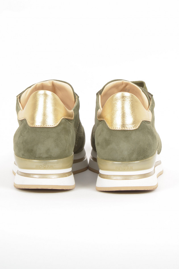 Hogan Sneaker SPORTIVO in Oliv/Gold   