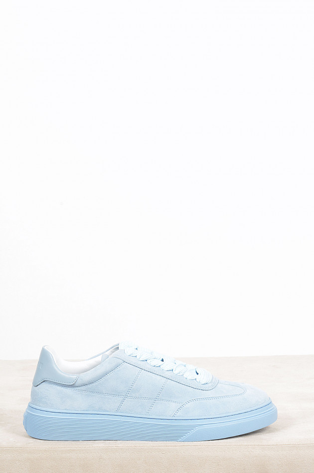 Hogan Sneakers aus Leder in Hellblau