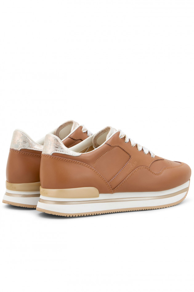 Hogan Sneaker SPORTIVO aus Leder in Cognac