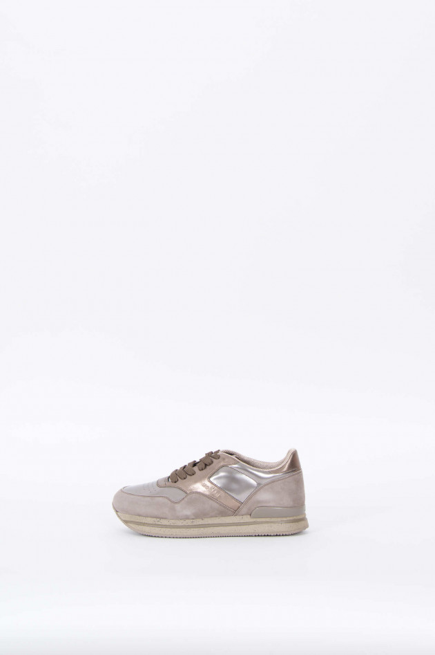 Hogan Sneakers SPORTIVO in Taupe/Metallic