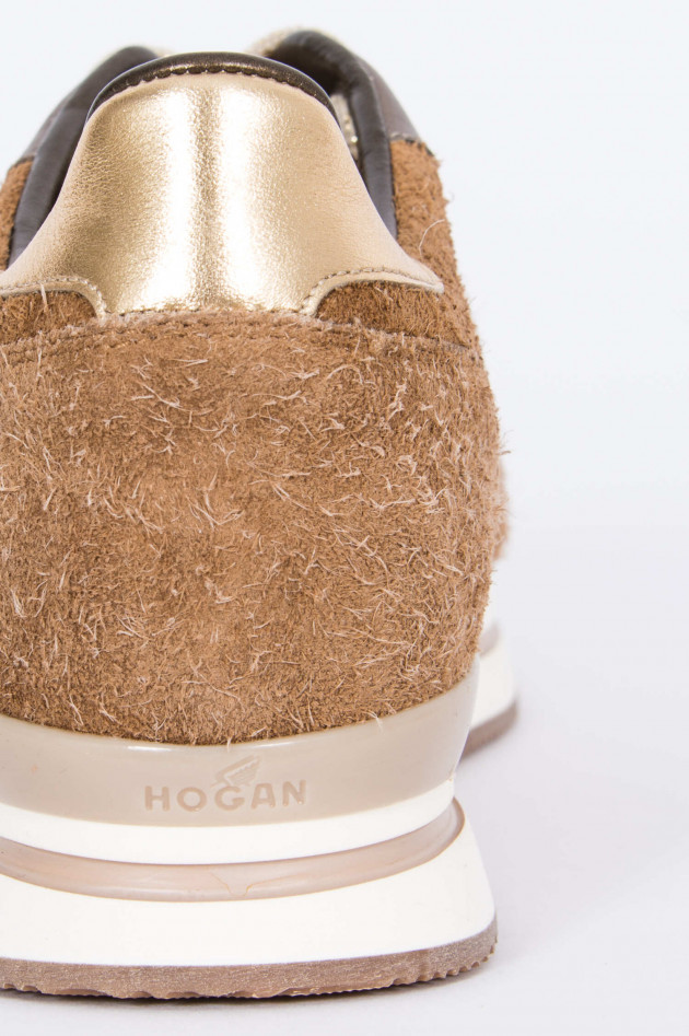 Hogan Sneaker SPORTIVO in Braun/Gold