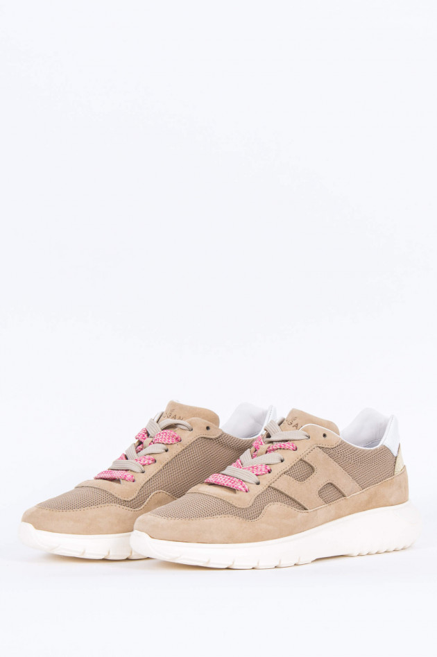 Hogan Sneaker INTERACTIVE in Beige/Rosa