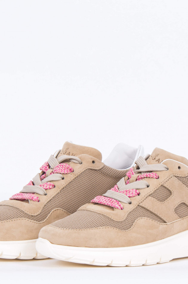 Hogan Sneaker INTERACTIVE in Beige/Rosa