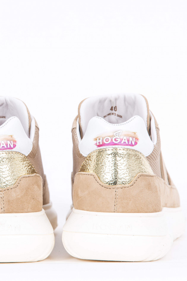 Hogan Sneaker INTERACTIVE in Beige/Rosa