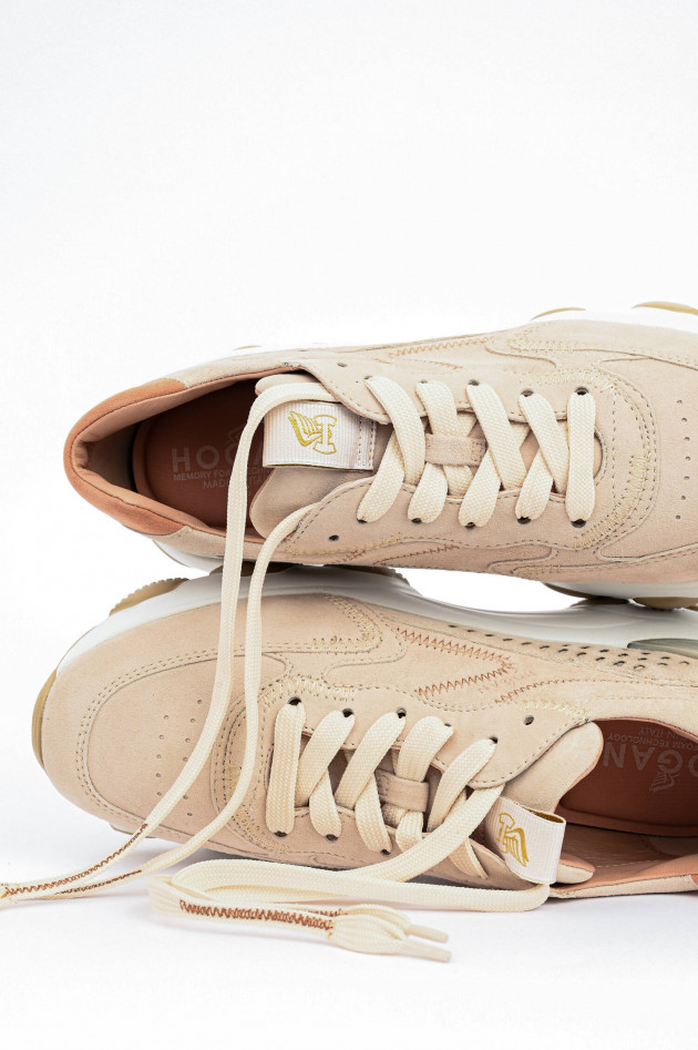 Hogan Leder-Sneaker HYPERACTIVE in Nude