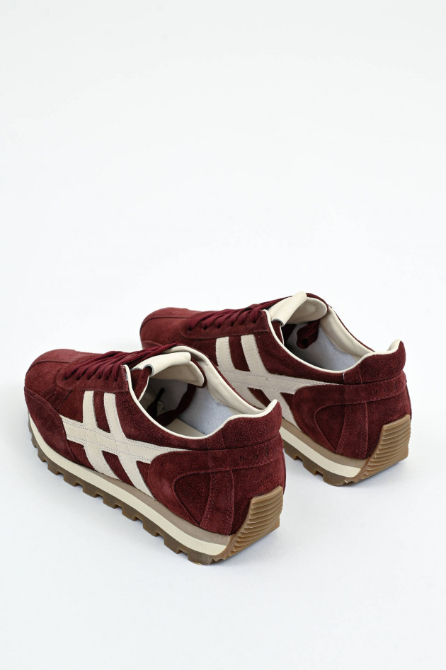 Hogan Sneaker ALLACCIATO H671 in Bordeaux