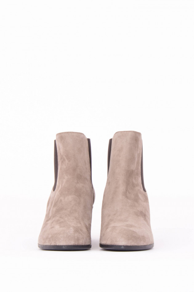 Hogan Klassische Chelsea Boots in Taupe