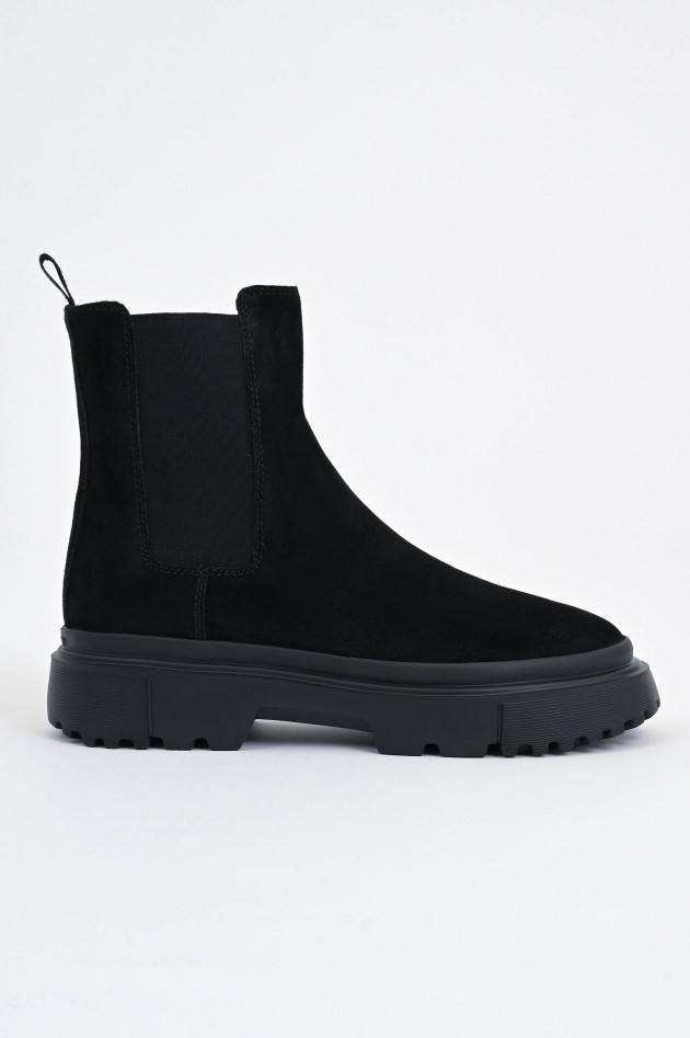 Hogan Chelsea Boot H629 in Schwarz