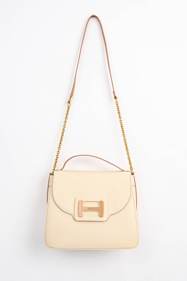 Hogan Handtasche H-BAG aus Leder in Ivory