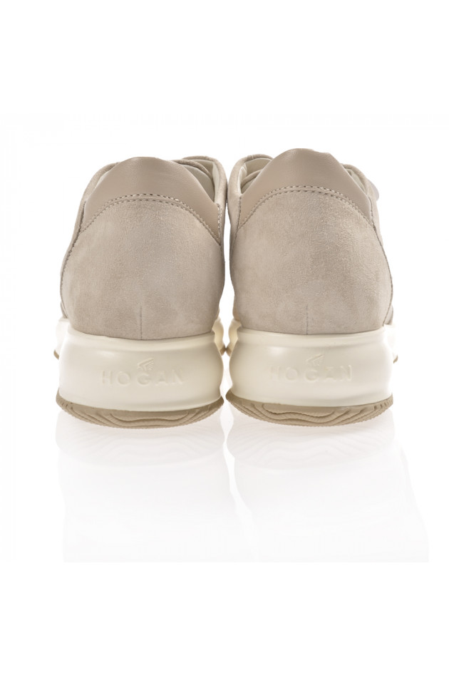 Hogan Sneakers mit H-Relief in Beige